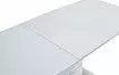 Стол раскладной Verona Glass (120), белый матовый