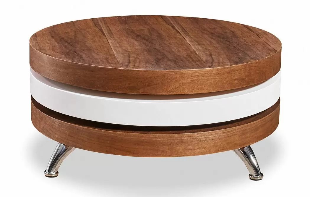 Стол журнальный Balance, орех/белый - фото 6