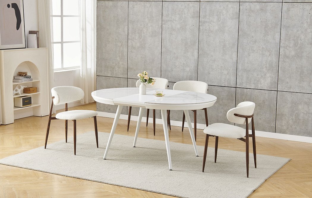 Стул Aaron, кремовый/орех - фото 7