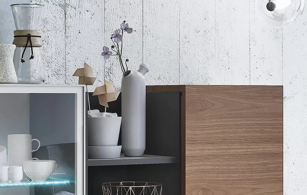 Буфет-витрина CK26 (120) - фото 6