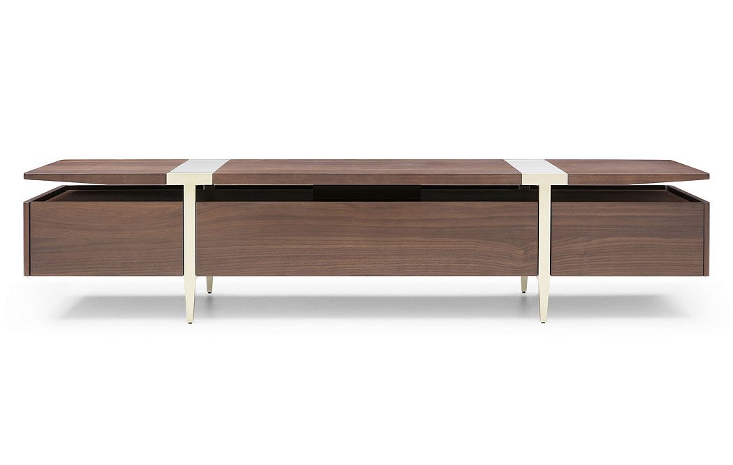 ТВ Тумба Terra, орех/шампань