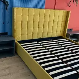 Кровать с подъемным механизмом Vivien 160x200, бежевый