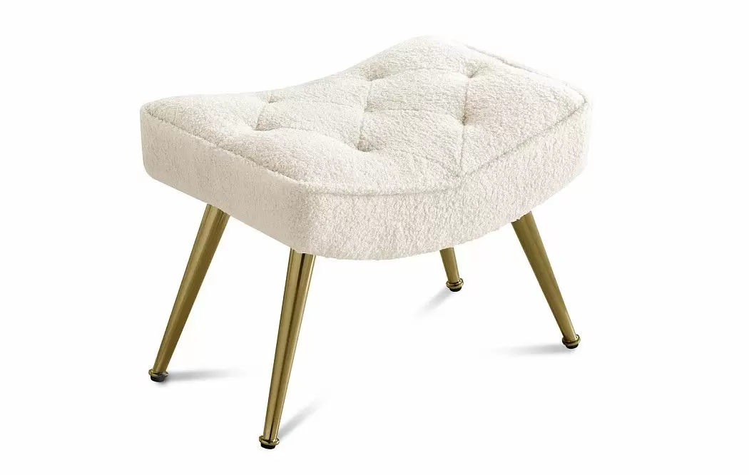Оттоманка Hygge, слоновая кость/золото - фото 6