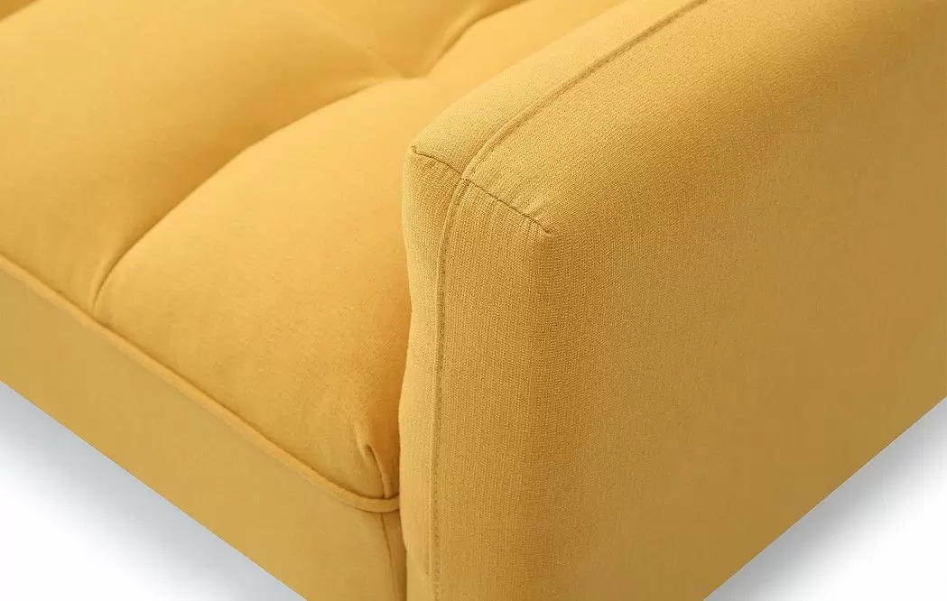 Диван-кровать Madrid, желтый/золотые ножки - фото 13