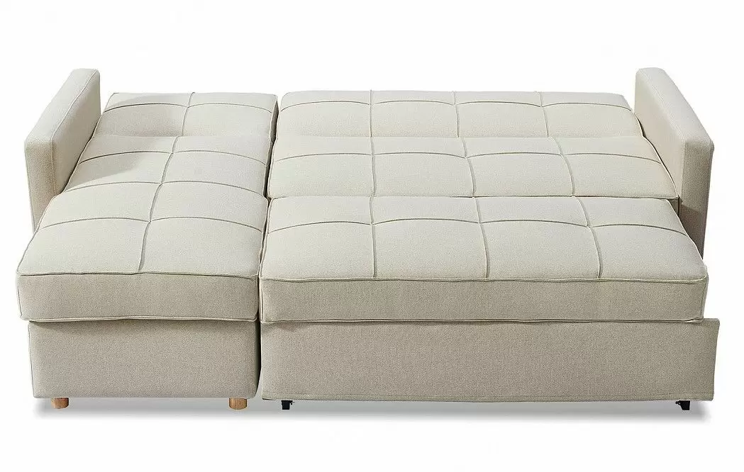 Диван-кровать Nebraska угловой (левый), цвет бежевый - фото 5