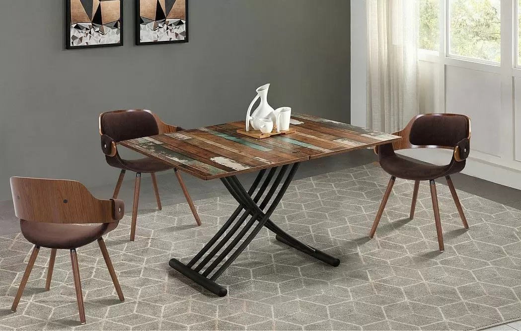 Стул Jody, шоколадный велюр/орех - фото 4