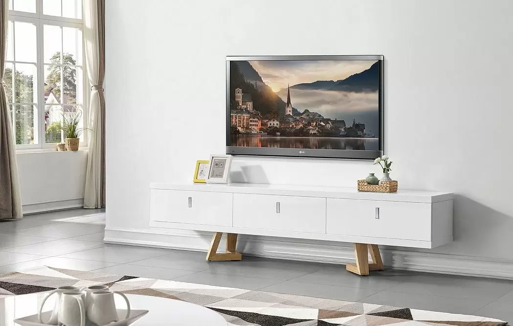 ТВ Тумба Avalon, белый/ясень - фото 2