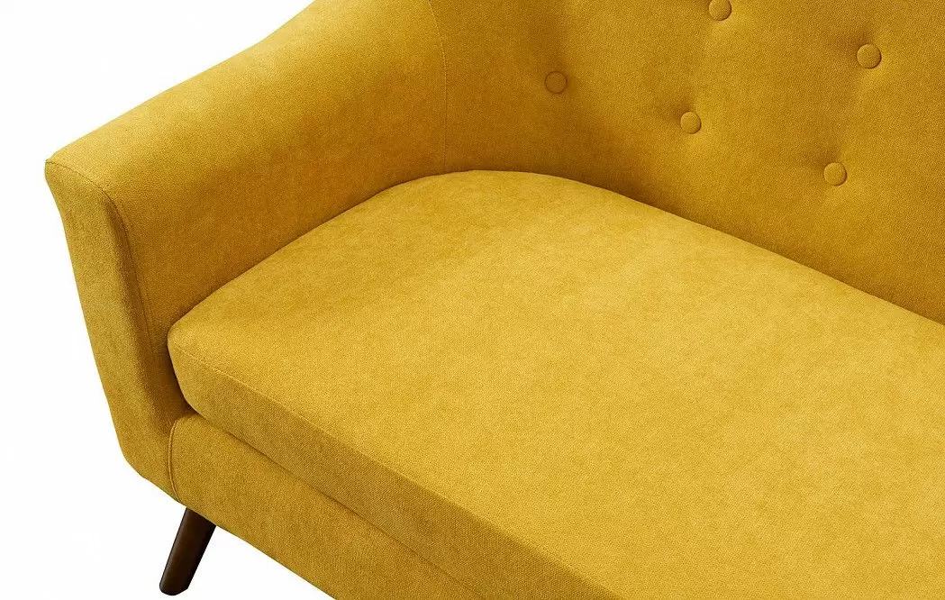 Комплект мягкой мебели Florence, желтый шафран/орех - фото 15