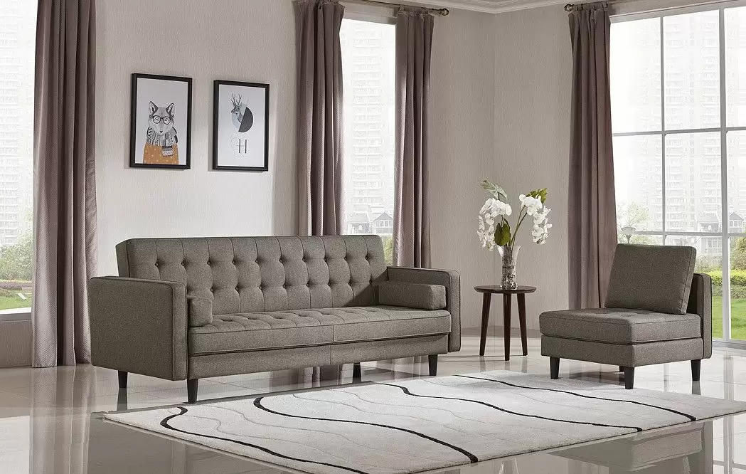 Диван-кровать Portofino, серо-коричневый - фото 6