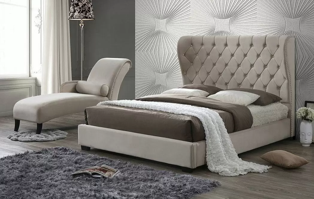 Кровать Fabiana, светло-бежевый - фото 4