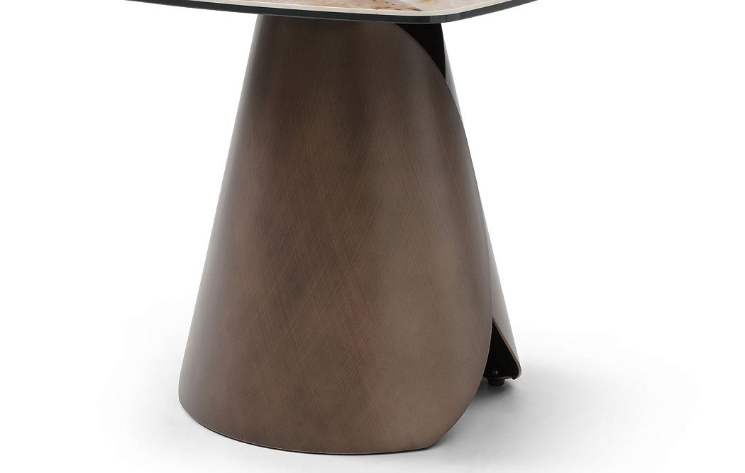 Стол журнальный Susanna (50), керамика/медь - фото 5