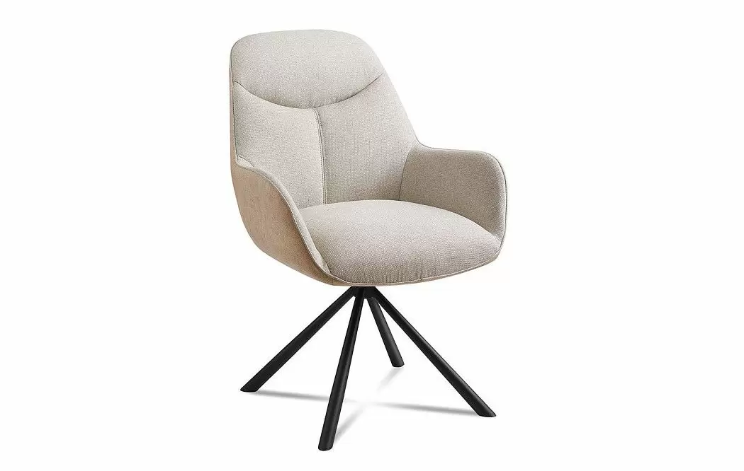 Стул Mabel, бежевый/мокко