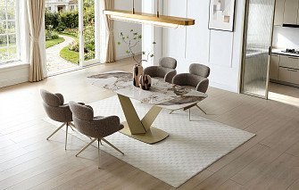 Стол Victoria + 4 стула Pamela