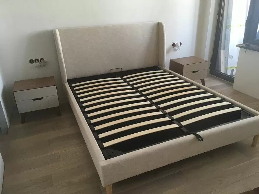 Кровать Carrera 160x200 (с подъемным механизмом), бежевый - фото 16