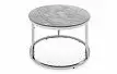 Набор из 2-х столов журнальных Nocturne, серая керамика/серебро
