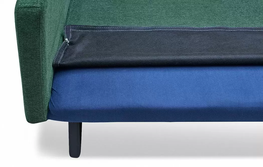 Диван-кровать Juliet, темно-зеленый/желтый - фото 14