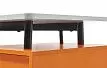 Стол письменный Flame, белый/оранжевый