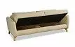 Диван-кровать Jennifer 3-х местный, песочный