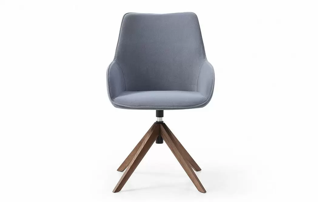 Стул Sheryl, серый/орех - фото 5