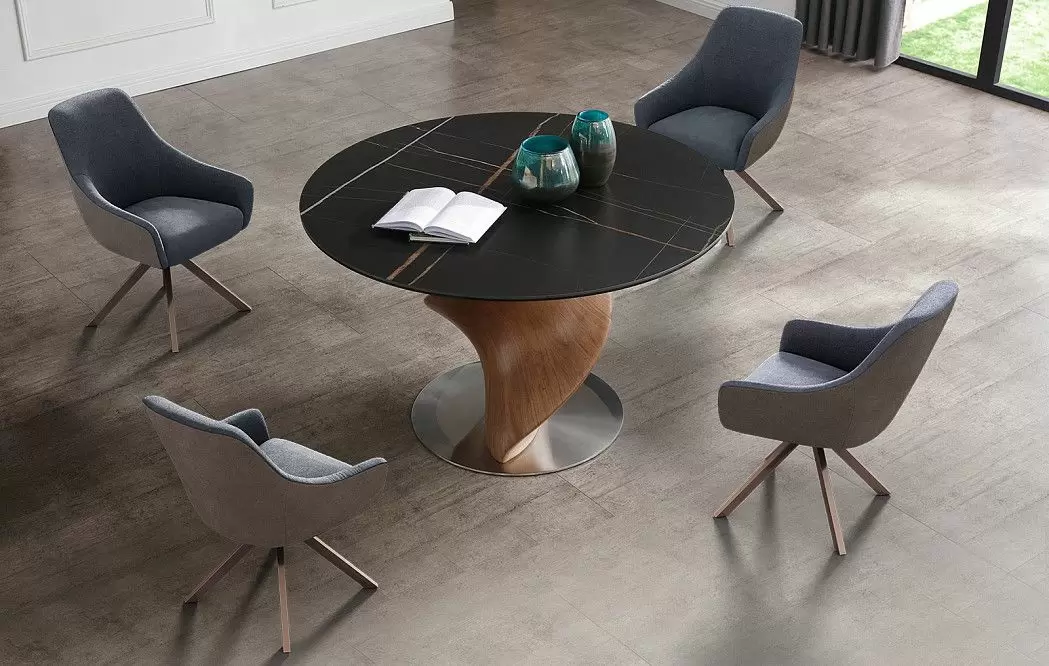 Стул Emma, графит/капучино/бронза - фото 3