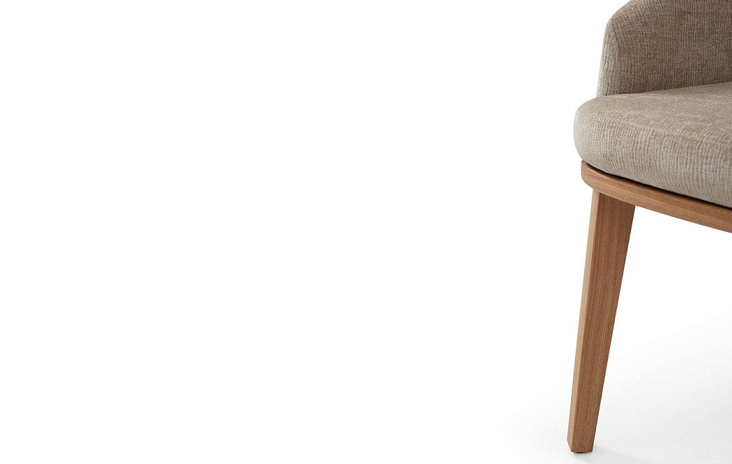 Стул Clarissa, бежевый/орех - фото 6