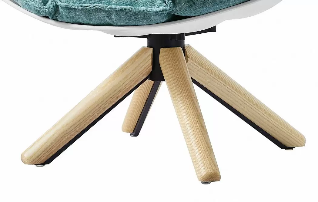 Кресло и оттоманка в стиле Husk, бирюзовый - фото 8