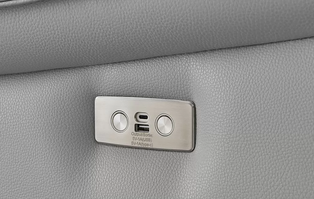 Кресло-реклайнер Allison, светло-серый - фото 12