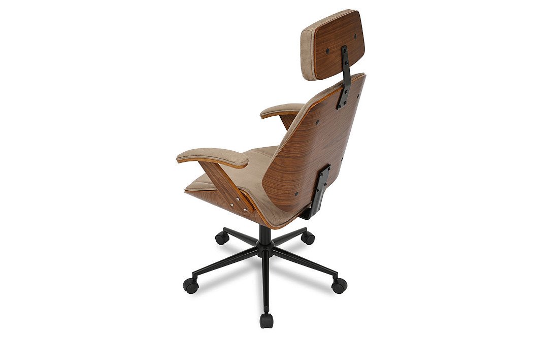 Кресло Benjamin, темно-бежевый/орех - фото 8