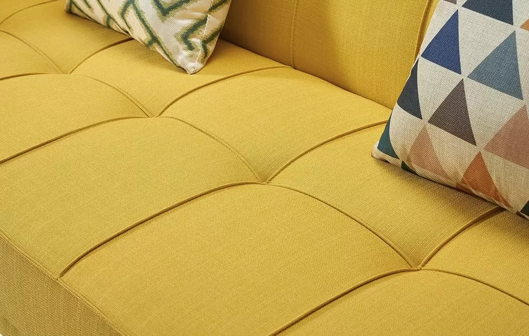 Комплект мягкой мебели Scandinavia, желтый - фото 4