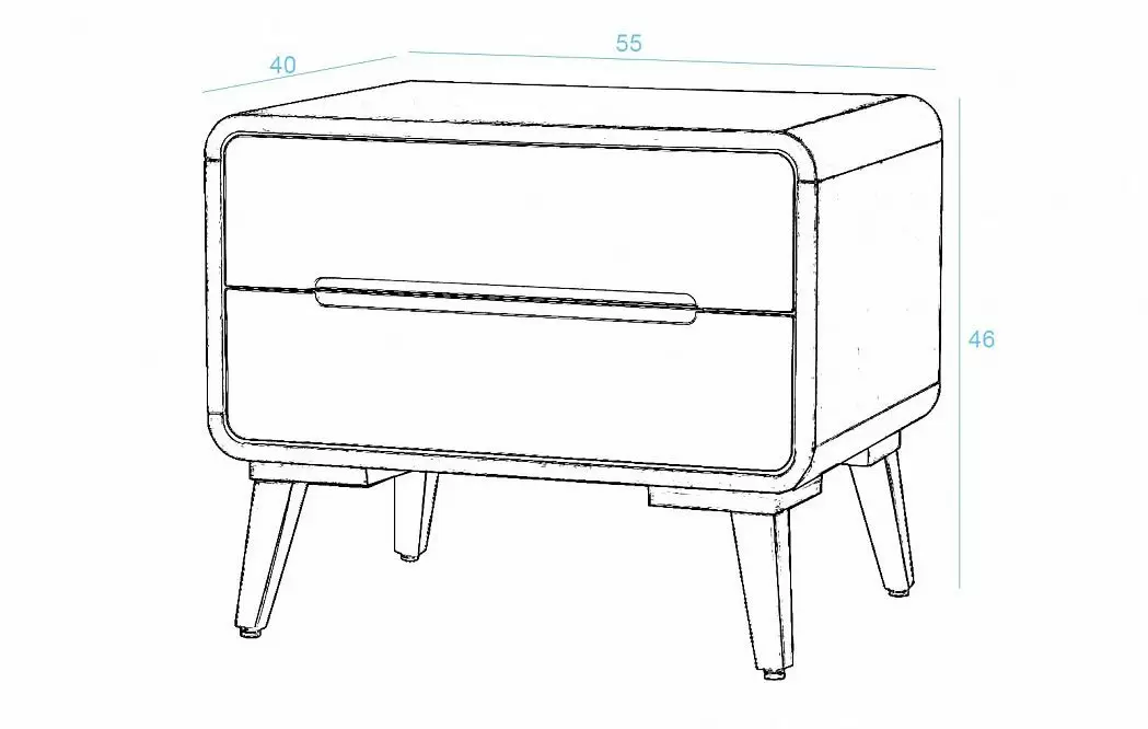 Комплект для спальни Minneapolis, серый/орех/крем - фото 19