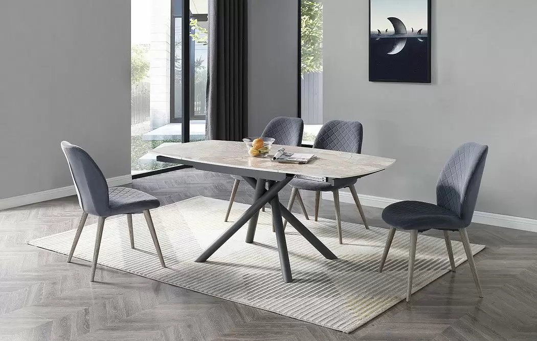 Стул Berta, серый/серый дуб - фото 5