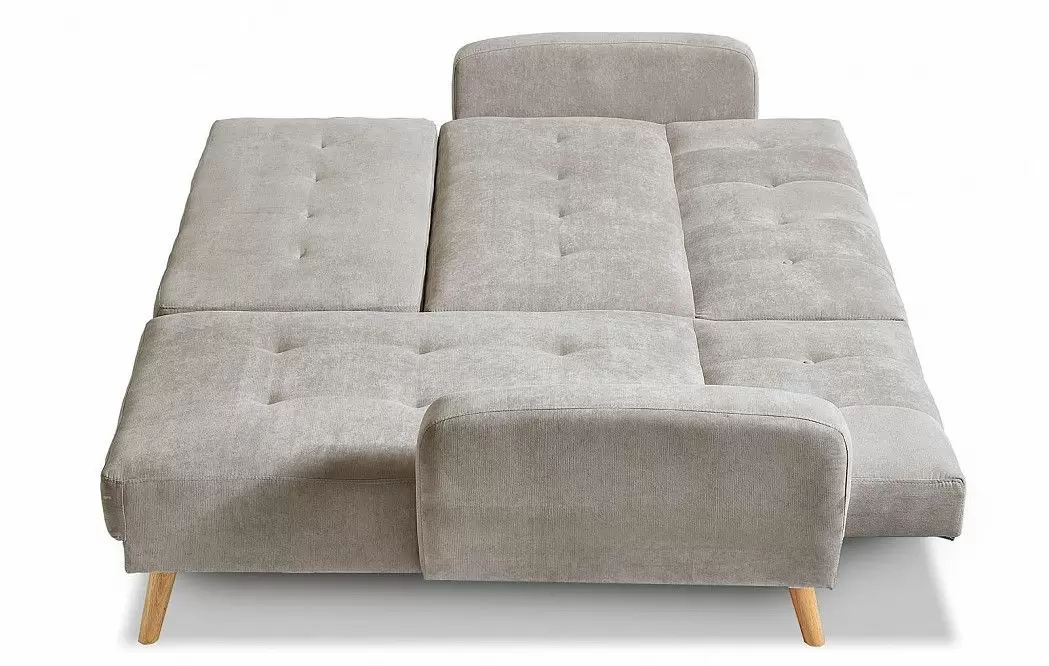 Диван-кровать Christy угловой (правый), серо-бежевый - фото 8