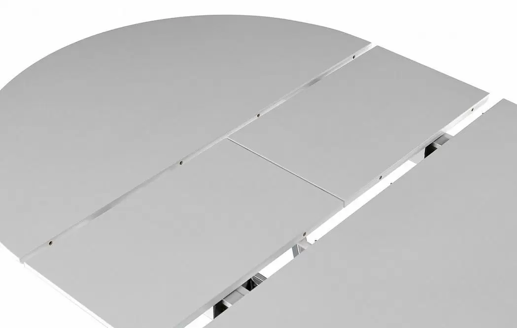 Стол раскладной Charly 100-129, белый/хром - фото 11