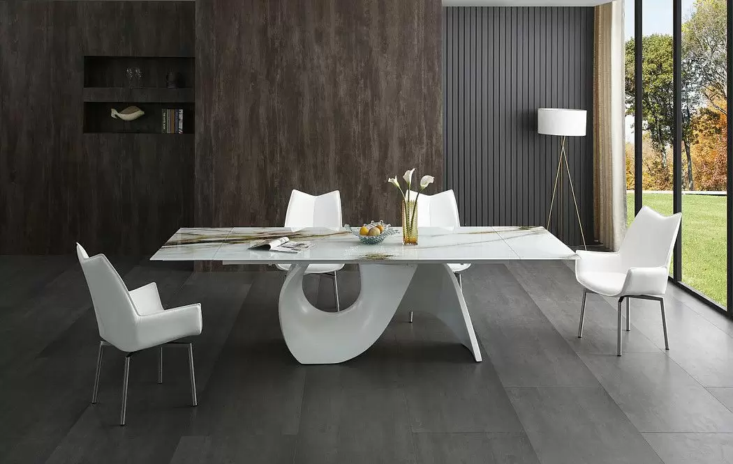 Стул Renzo, белый/стальной - фото 2