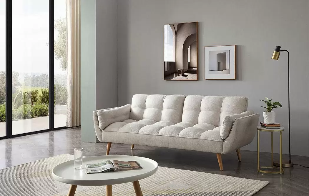 Диван-кровать Annabel, кремовый - фото 3