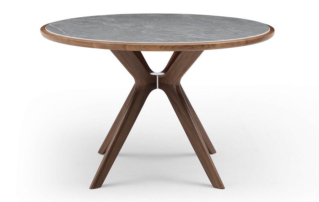 Стол Tango 100, серая керамика/орех - фото 4