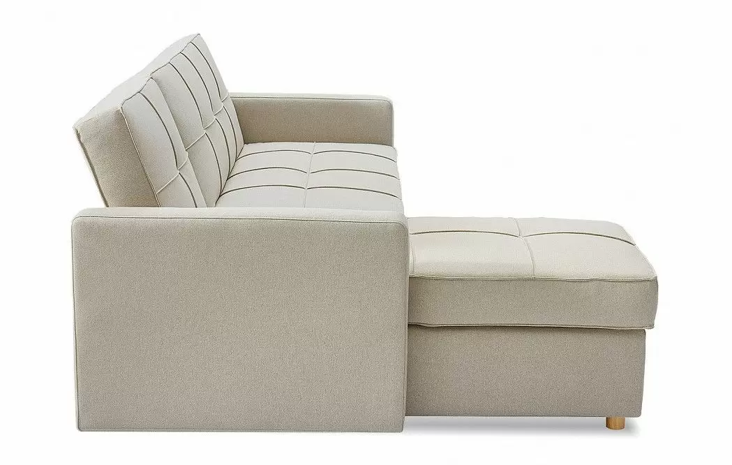 Диван-кровать Nebraska угловой (левый), цвет бежевый - фото 8