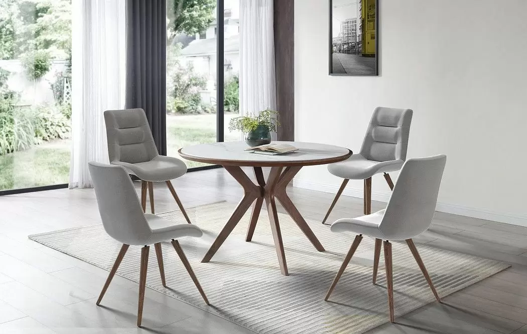 Стол Tango 100, светлая керамика/орех - фото 5