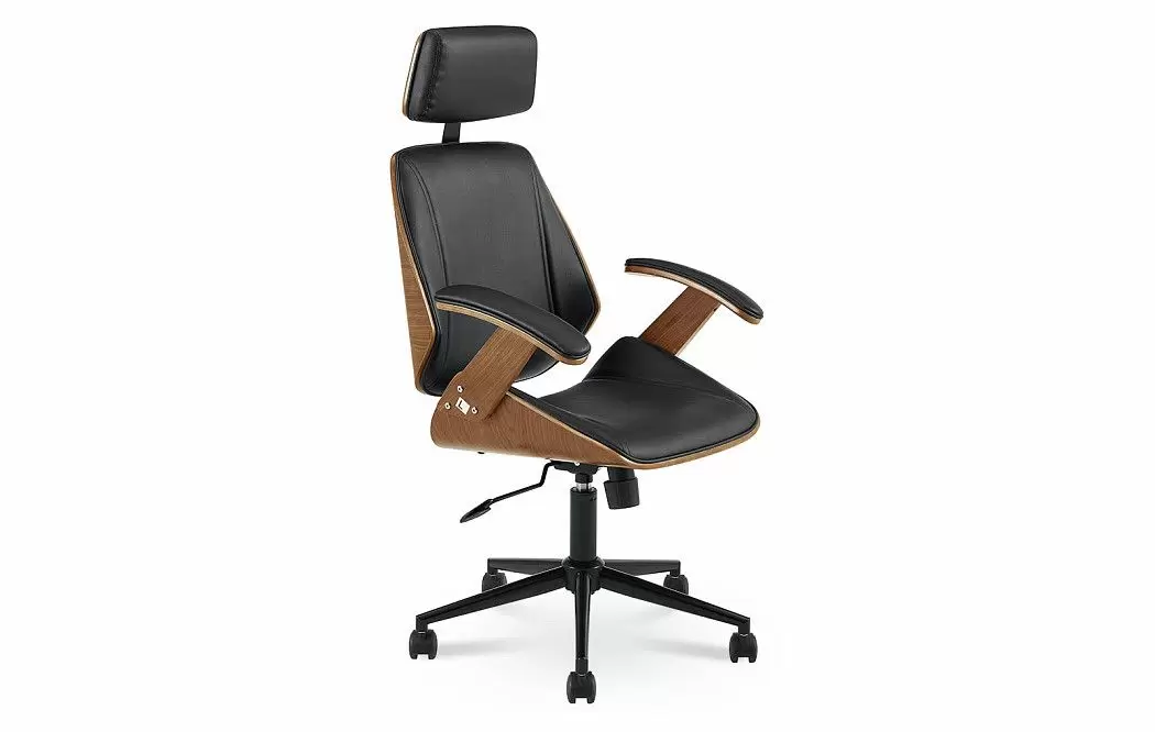 Кресло Benjamin, черный/орех