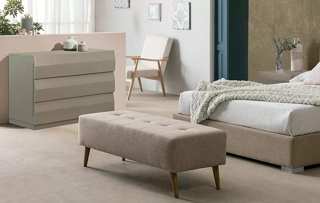 Банкетка B-20, серо-коричневый