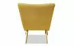 Кресло Dolce Vita, желтый шафран/натуральный
