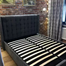 Кровать с подъемным механизмом Vivien 160x200, бежевый