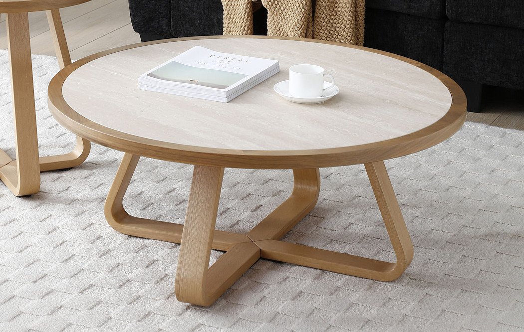 Стол журнальный Malta (90), керамика/ясень - фото 3