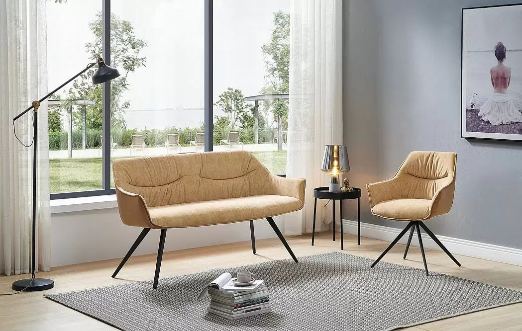 Кресло Cintia, карамель/черный - фото 2