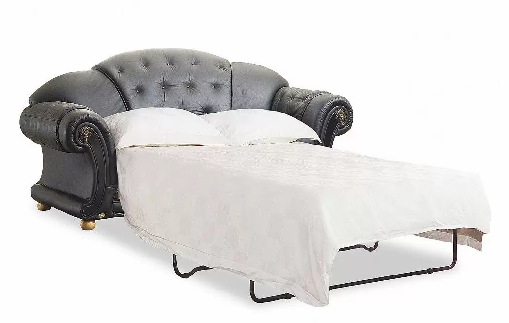 Диван-кровать Versace 3-х местный, черный - фото 2