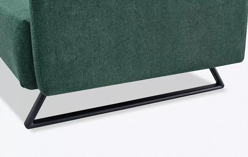 Диван-кровать Juliet, темно-зеленый/желтый - фото 10