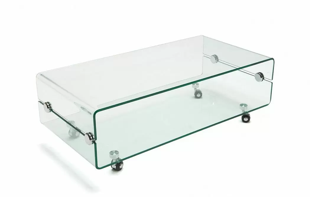 Тумба TV CT-220, прозрачное стекло - фото 4