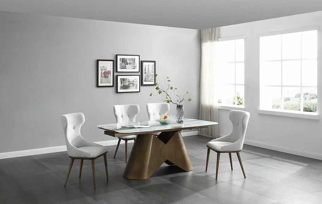 Стул Augusta, кремовый/орех - фото 3