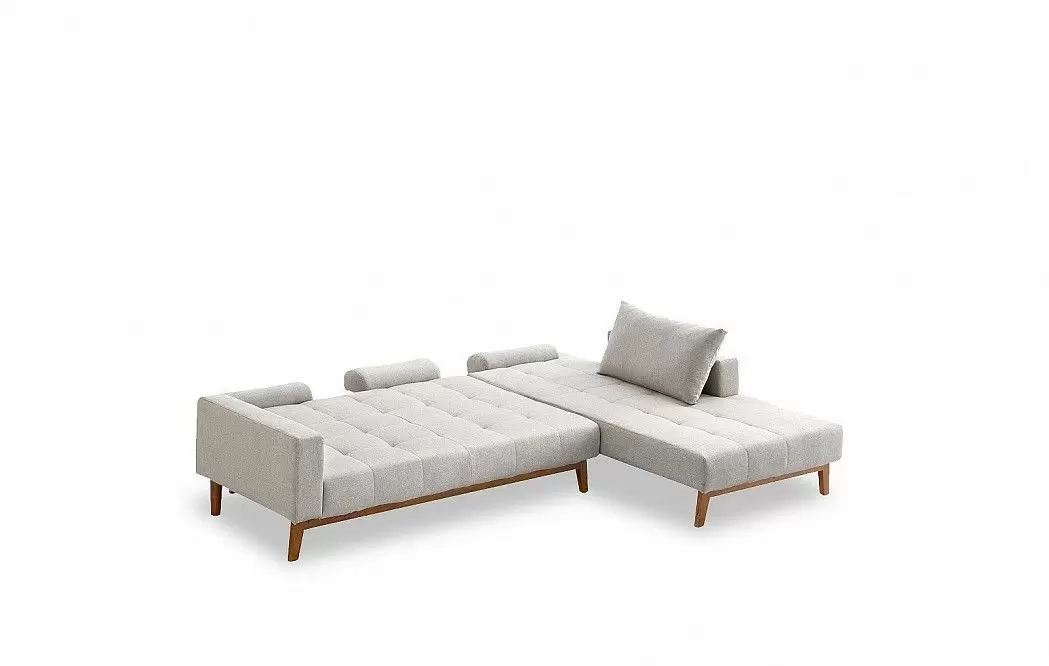 Диван-кровать Summer угловой (правый), серый - фото 6