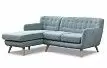 Диван Copenhagen угловой (левый), бирюзовый